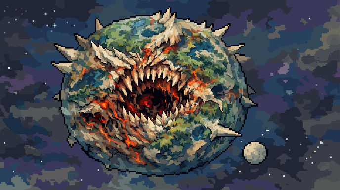 The Maw — the dying organism beneath the world of Vreth